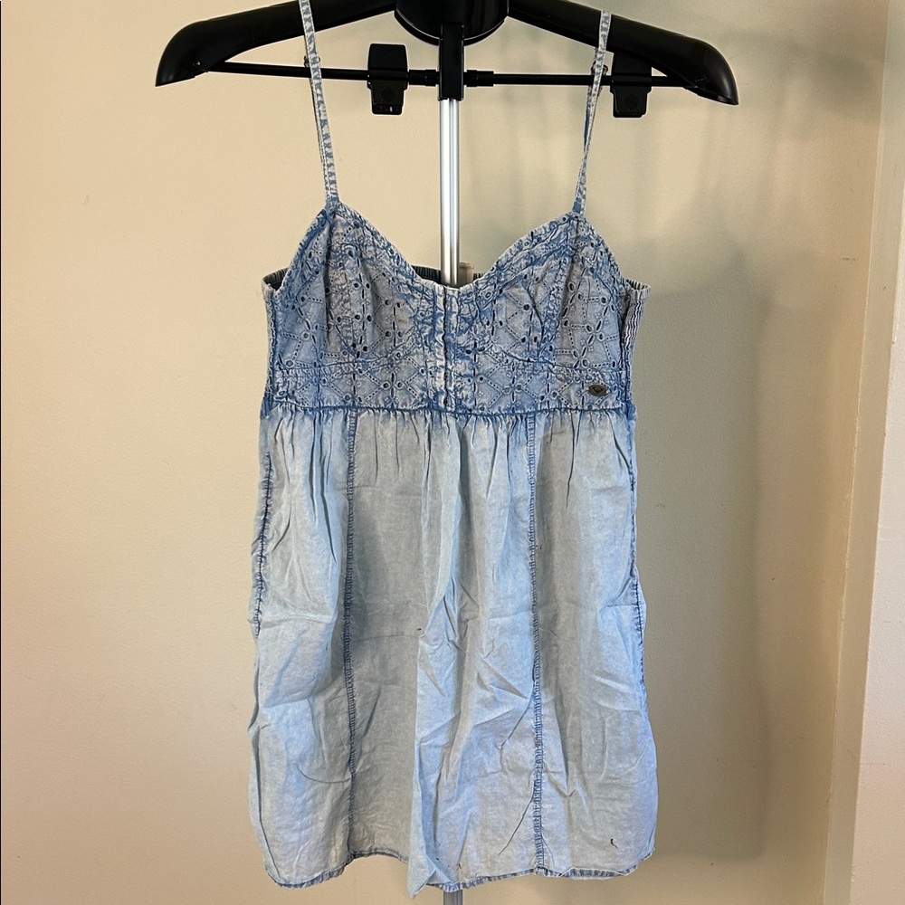 Roxy Blue Striped Top